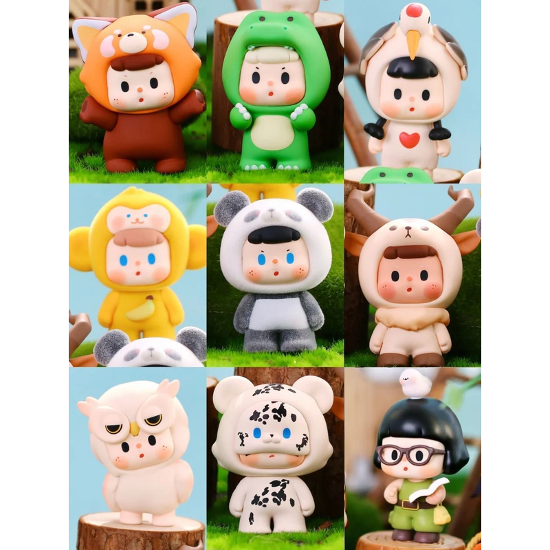 【拆盒】不二珍稀动物系列迷你潮玩盲盒手办