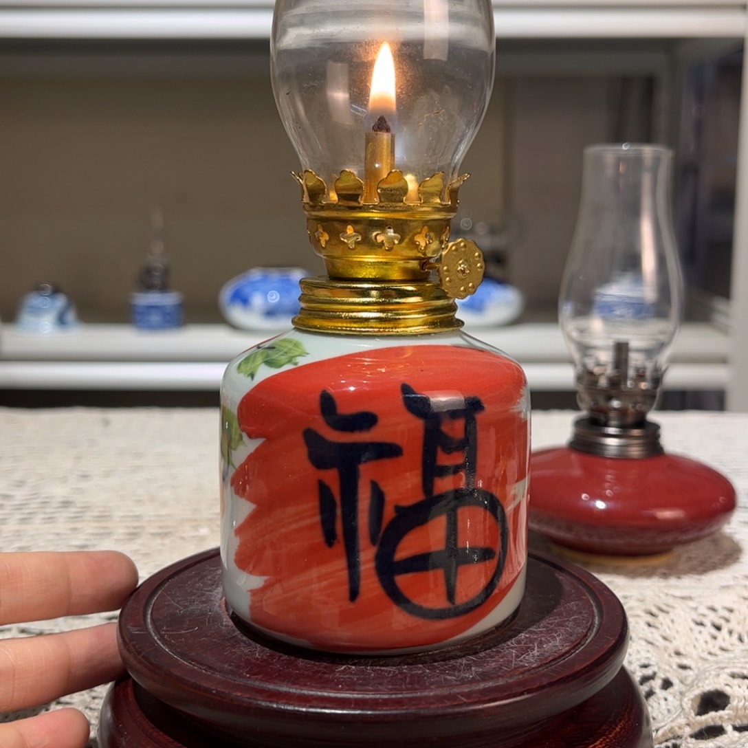 摆件景德镇陶瓷香薰灯