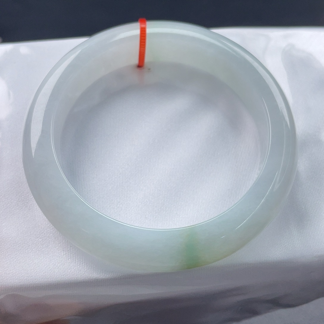 翡翠未镶嵌手镯57正圈