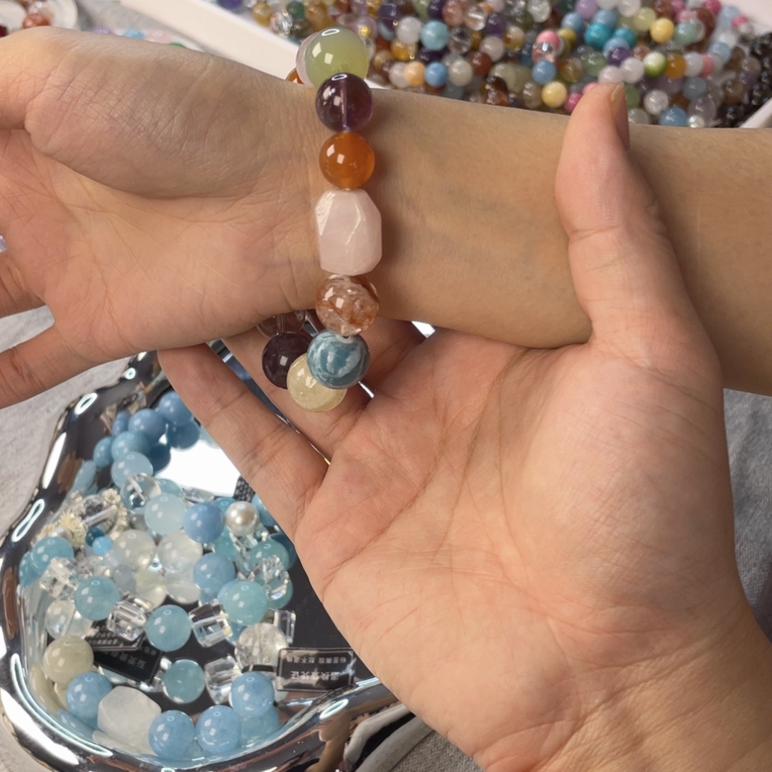 手链银S925镶嵌水晶