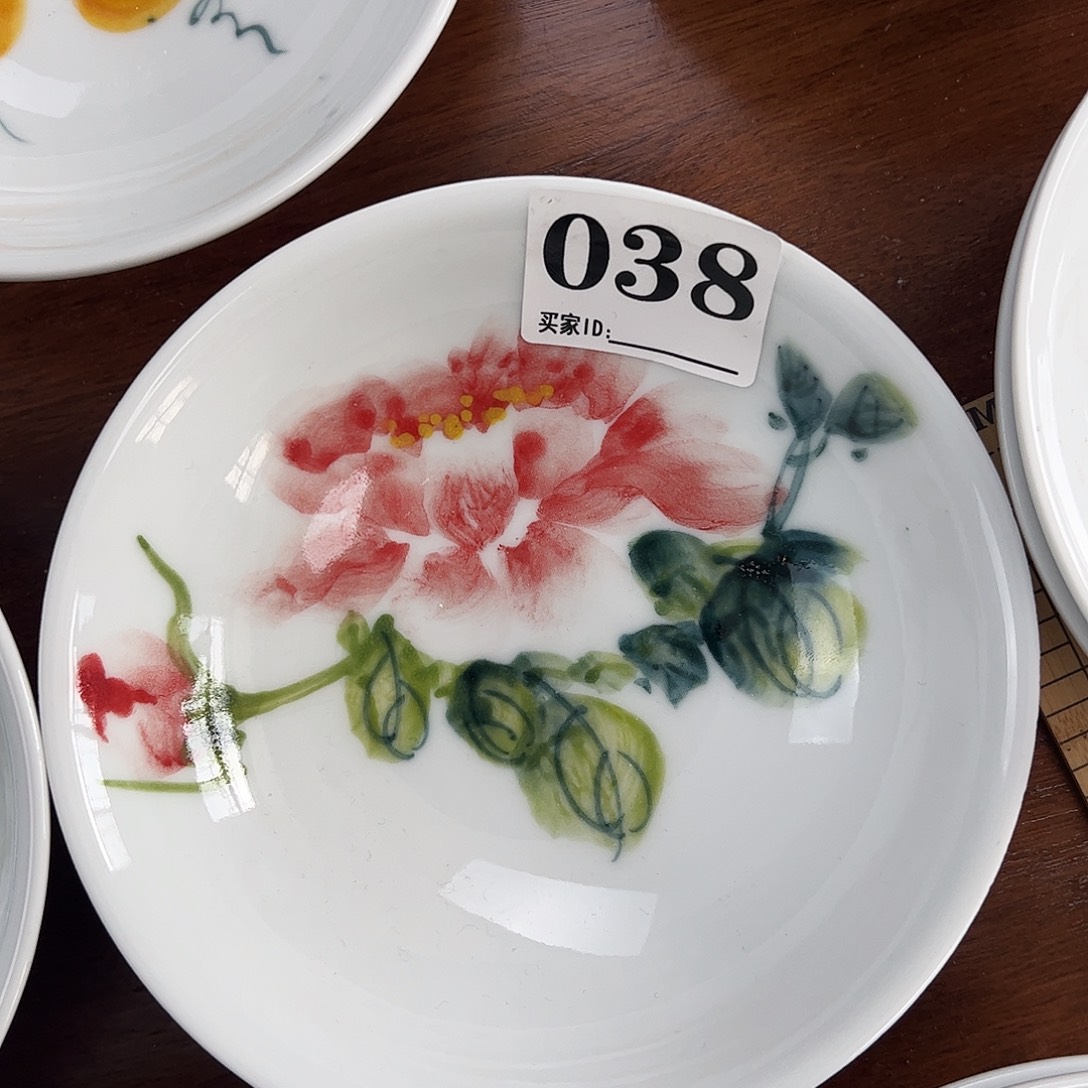 瓷片景德镇陶瓷手工手绘制作