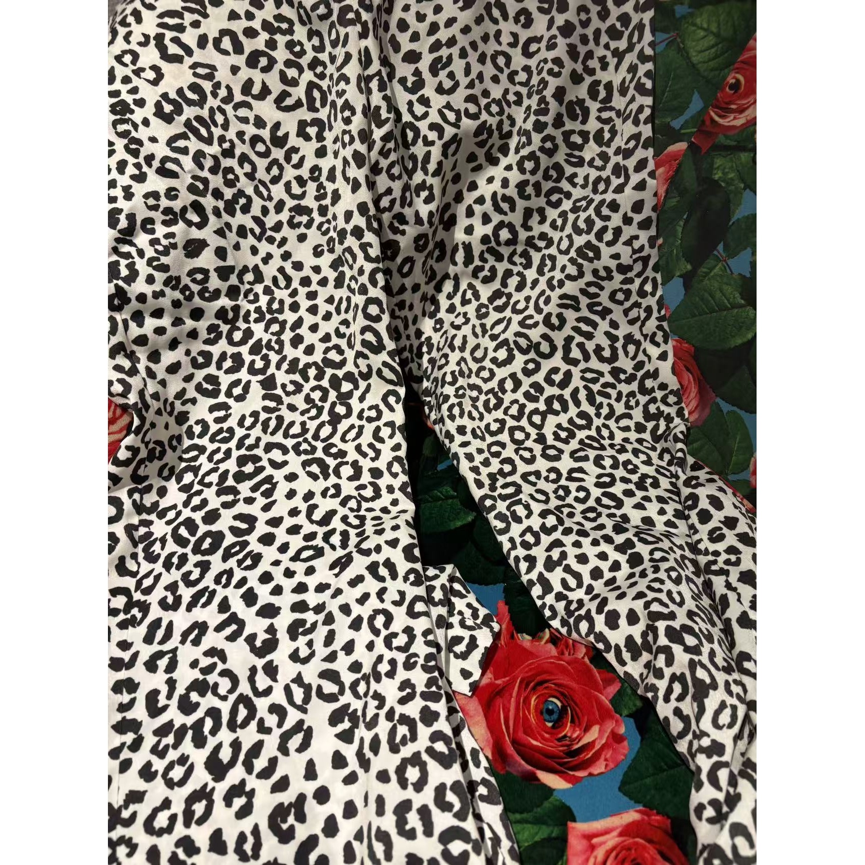 水稻米水稻米 设计师豹纹裤子