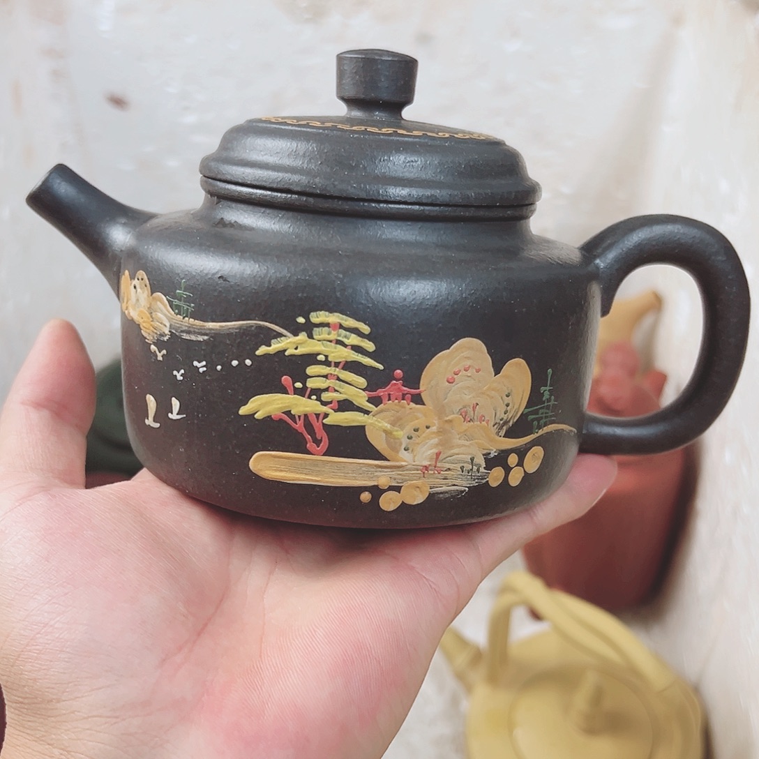 茶壶紫砂宜兴原矿紫砂壶 450毫升容量