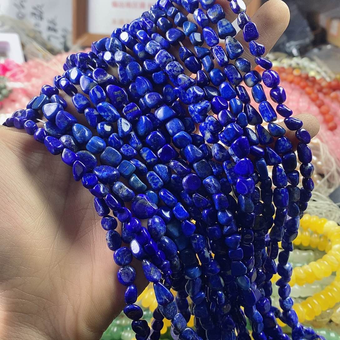 玛瑙/玉髓珠宝半成品合金一条天然青金小随行A216