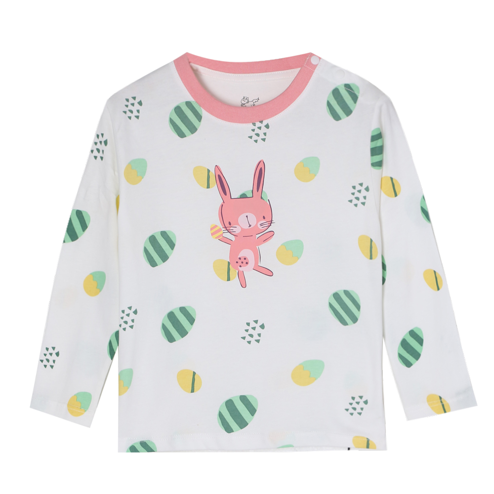 童装-纯棉圆领满版印花休闲T恤W111-5223303070101