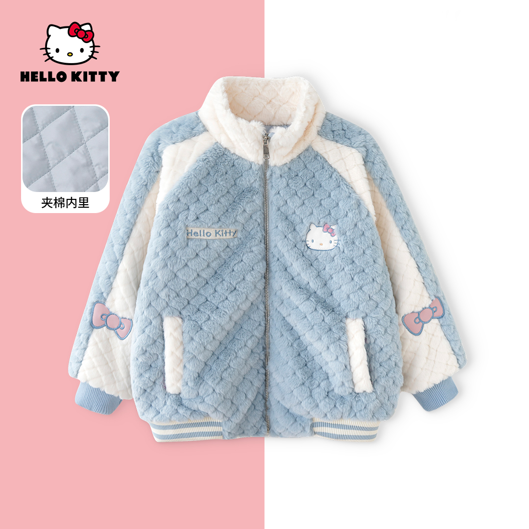 HelloKitty冬季新款女童潮款上衣中大童休闲外套AC5428MK506 KT