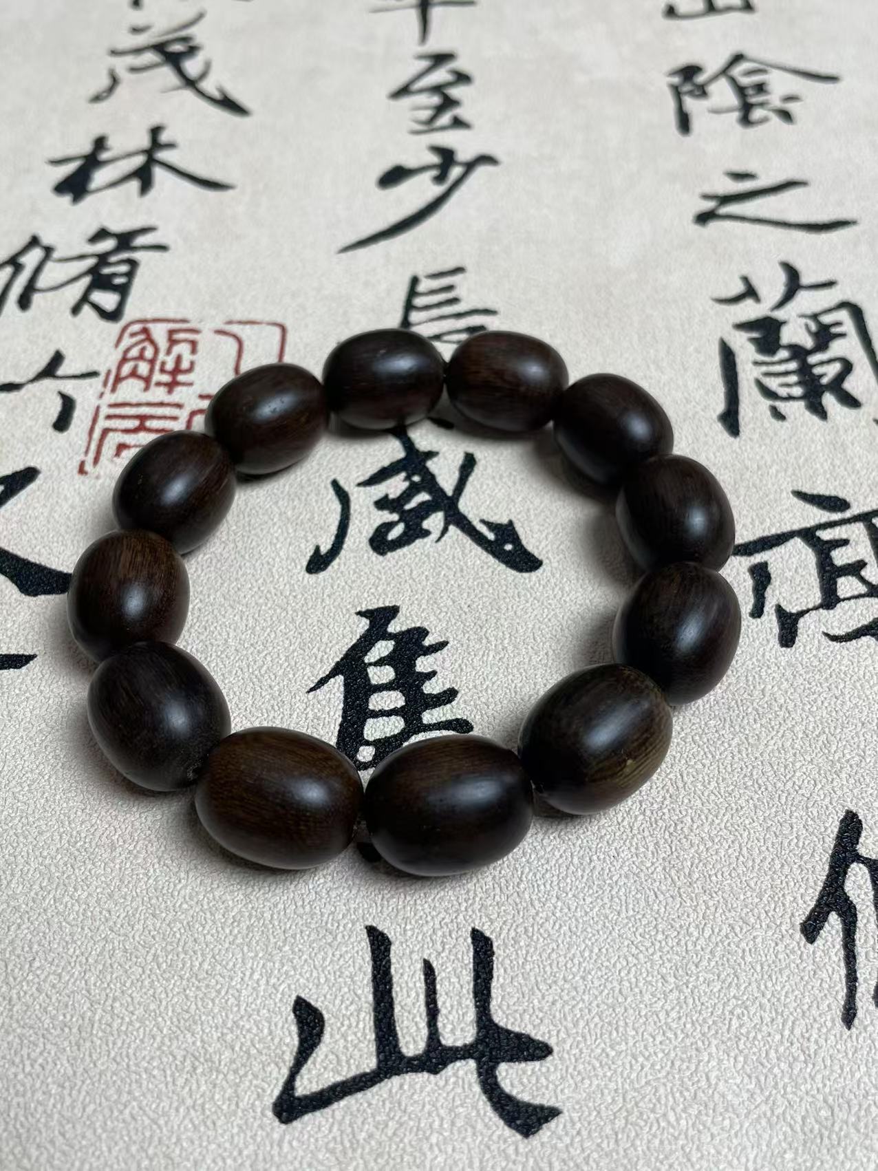 E02沉香圆珠手串尺寸16mm多样性发一件YM0221010