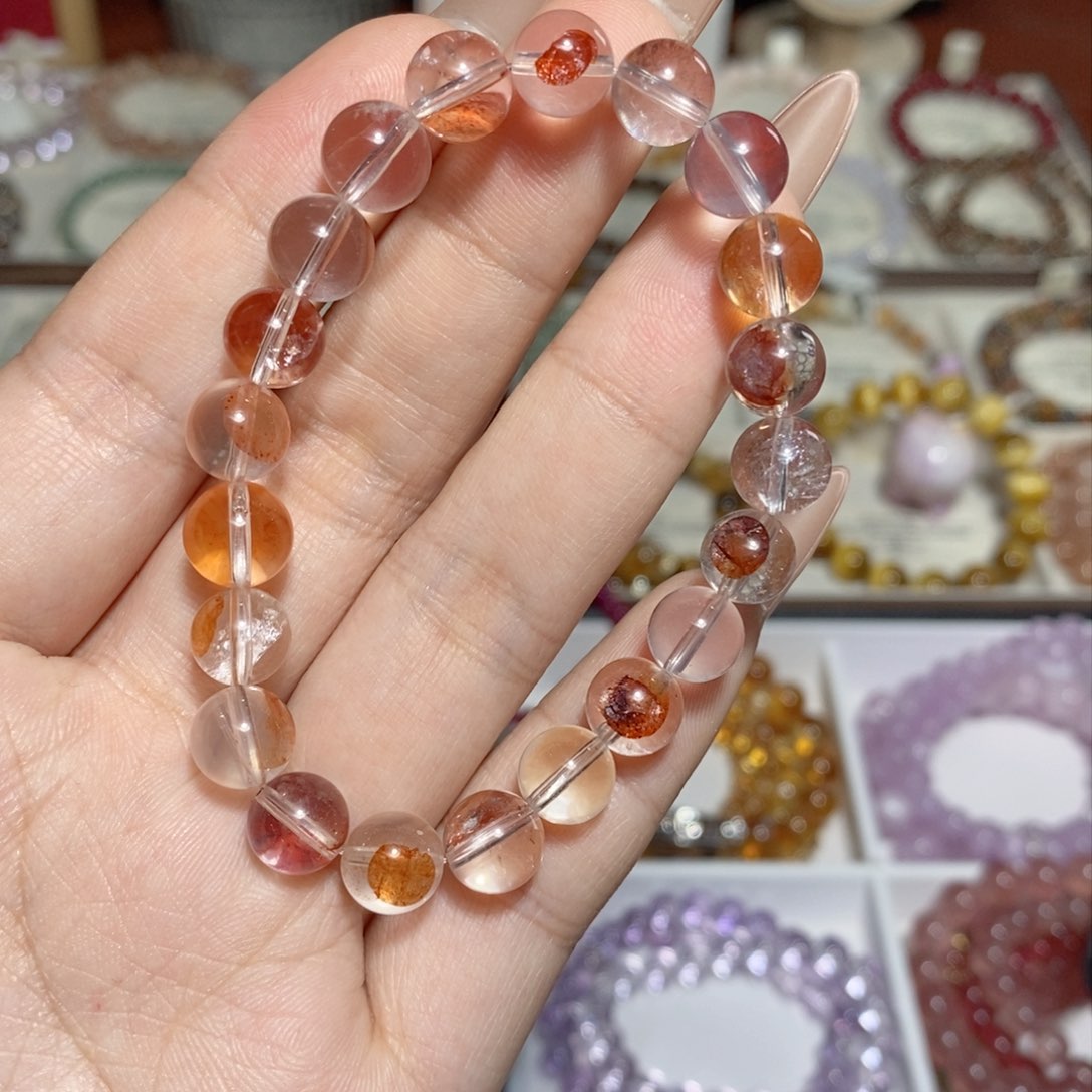 水晶手串未镶嵌浇花