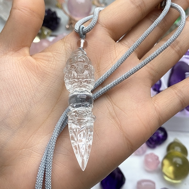 水晶摆件未镶嵌吊坠