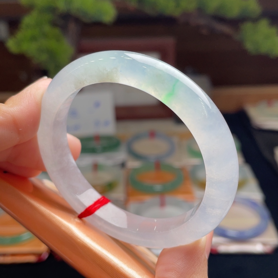 翡翠未镶嵌手镯11号 50正圈