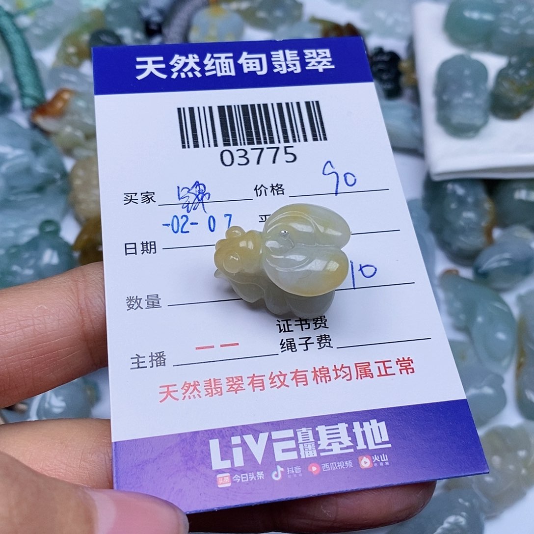 翡翠颈饰未镶嵌锦*