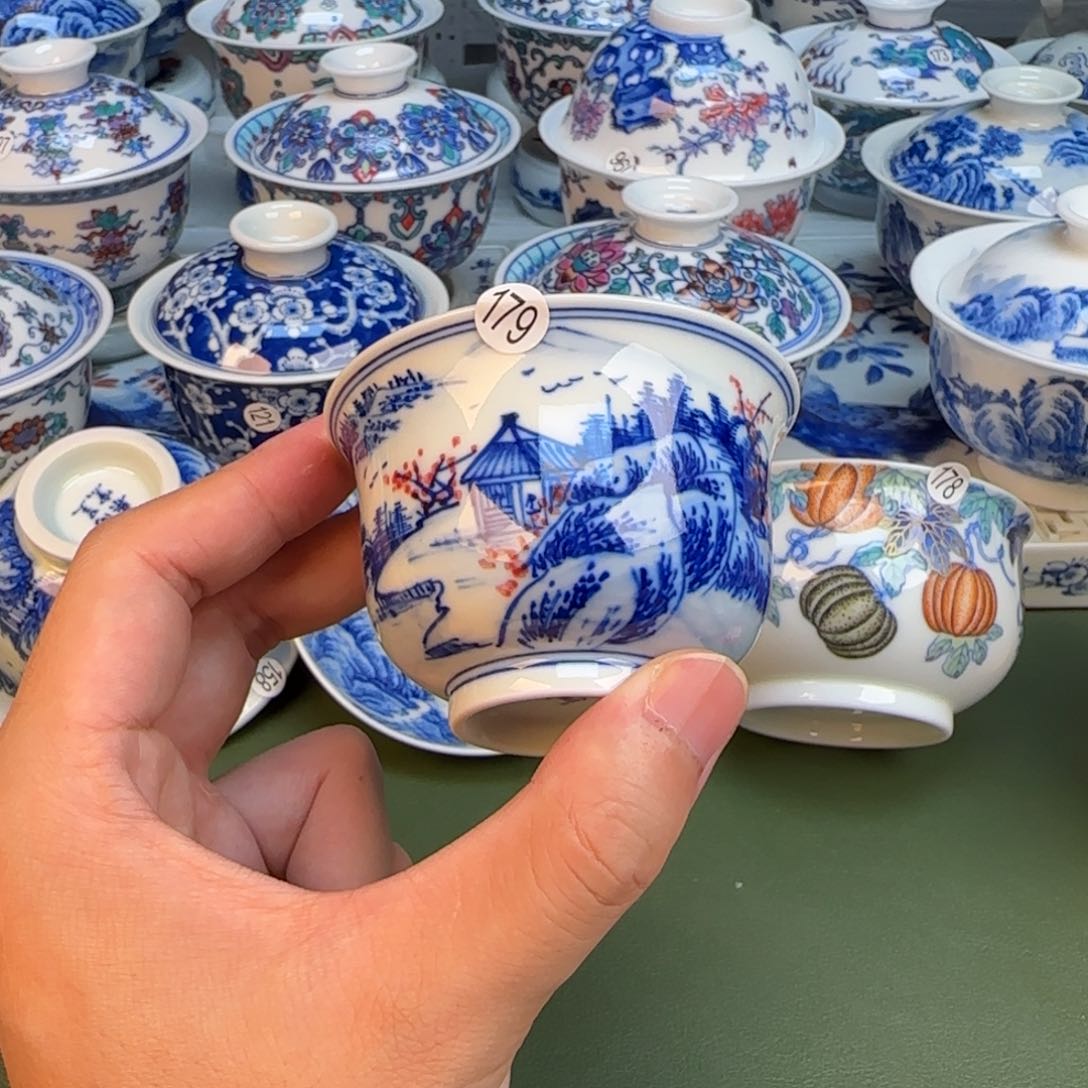 彦祖纯手工手绘茶具179