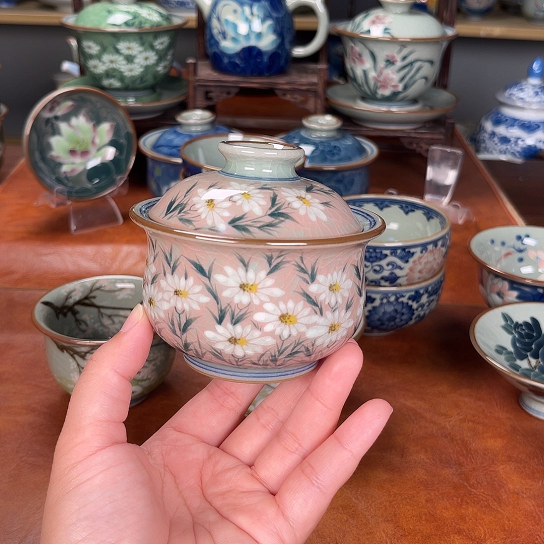 杯盖碗景德镇陶瓷