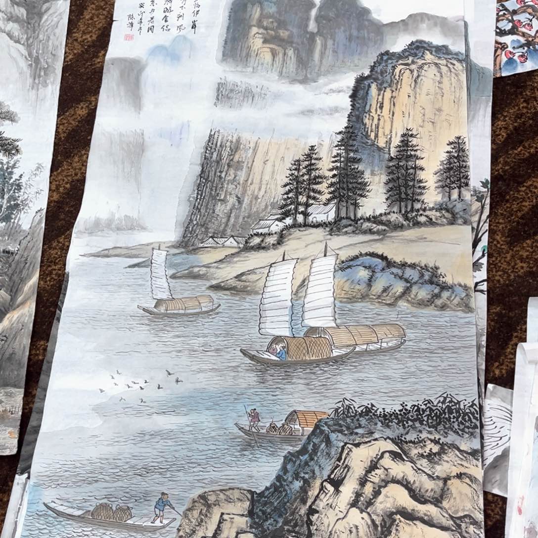 国画用****1绘画绘画微瑕