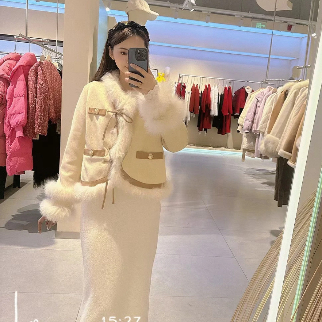 人造皮草 冬季新款名媛淑女气质高级皮草
