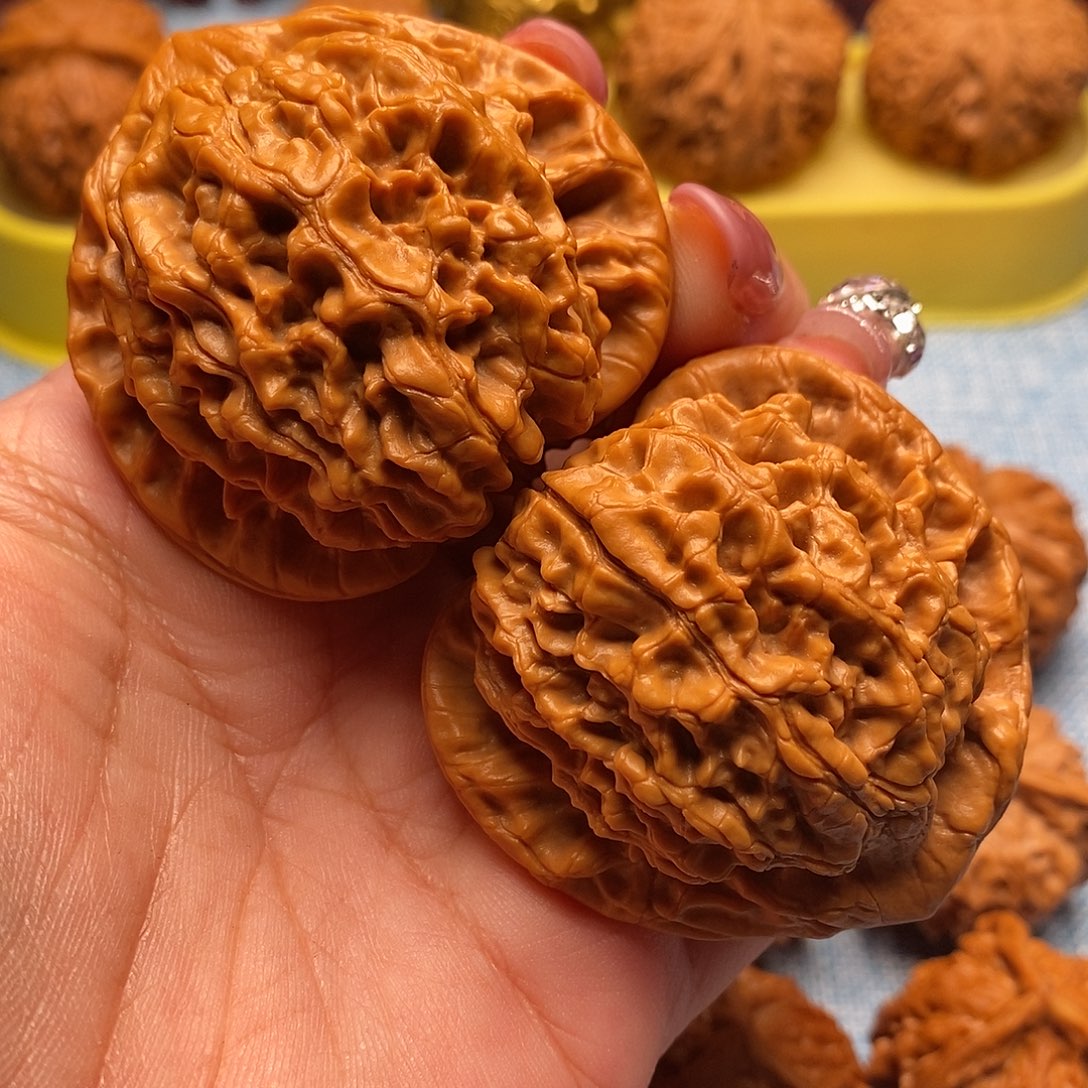 文玩核桃把件毕业官帽50+全品