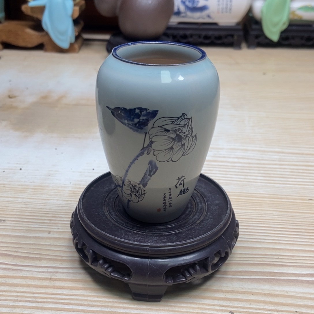 瓷片陶瓷花盆陶瓷艺术