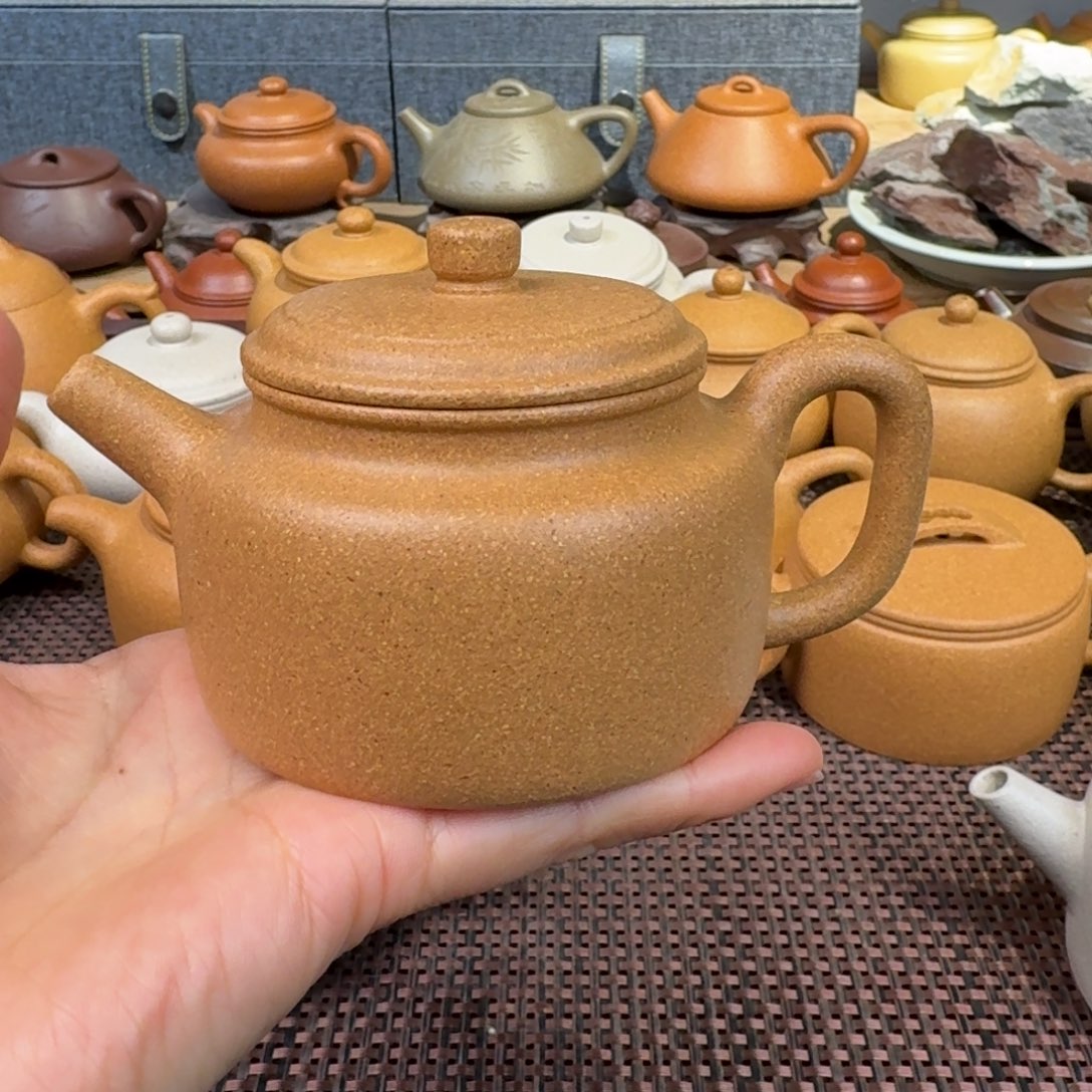 段泥茶壶黄金段180毫升左右