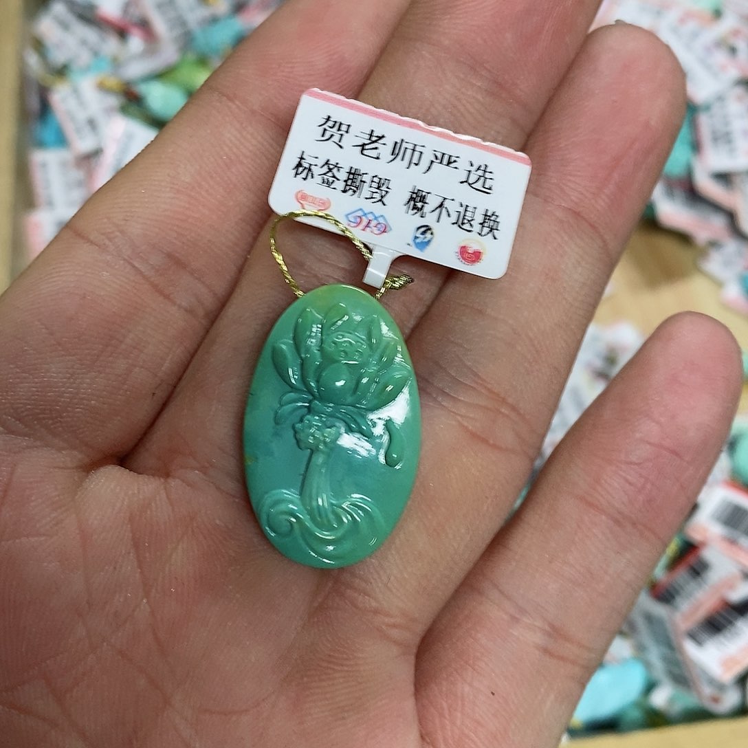 绿松石珠宝奇石未镶嵌