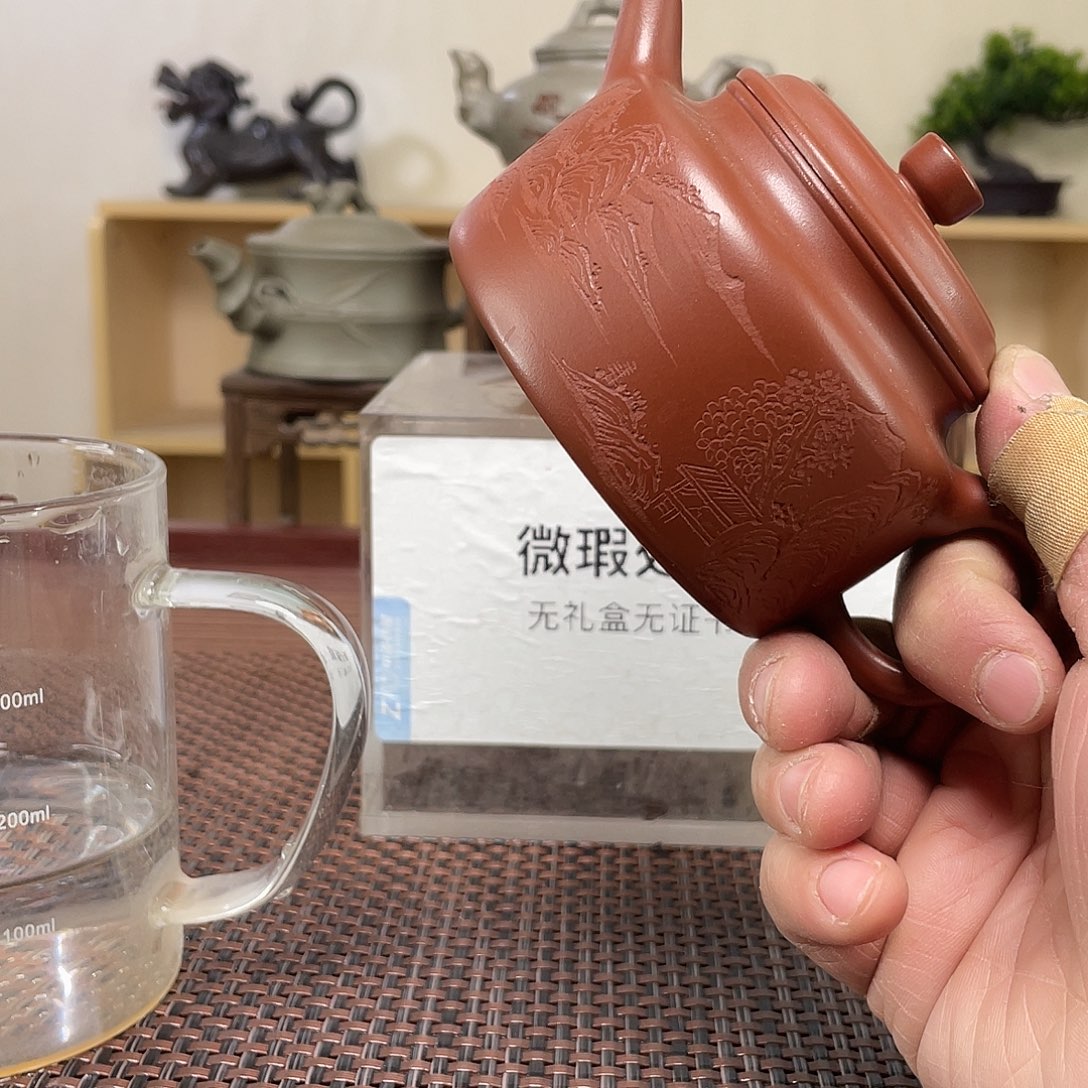 紫砂茶壶微瑕处理