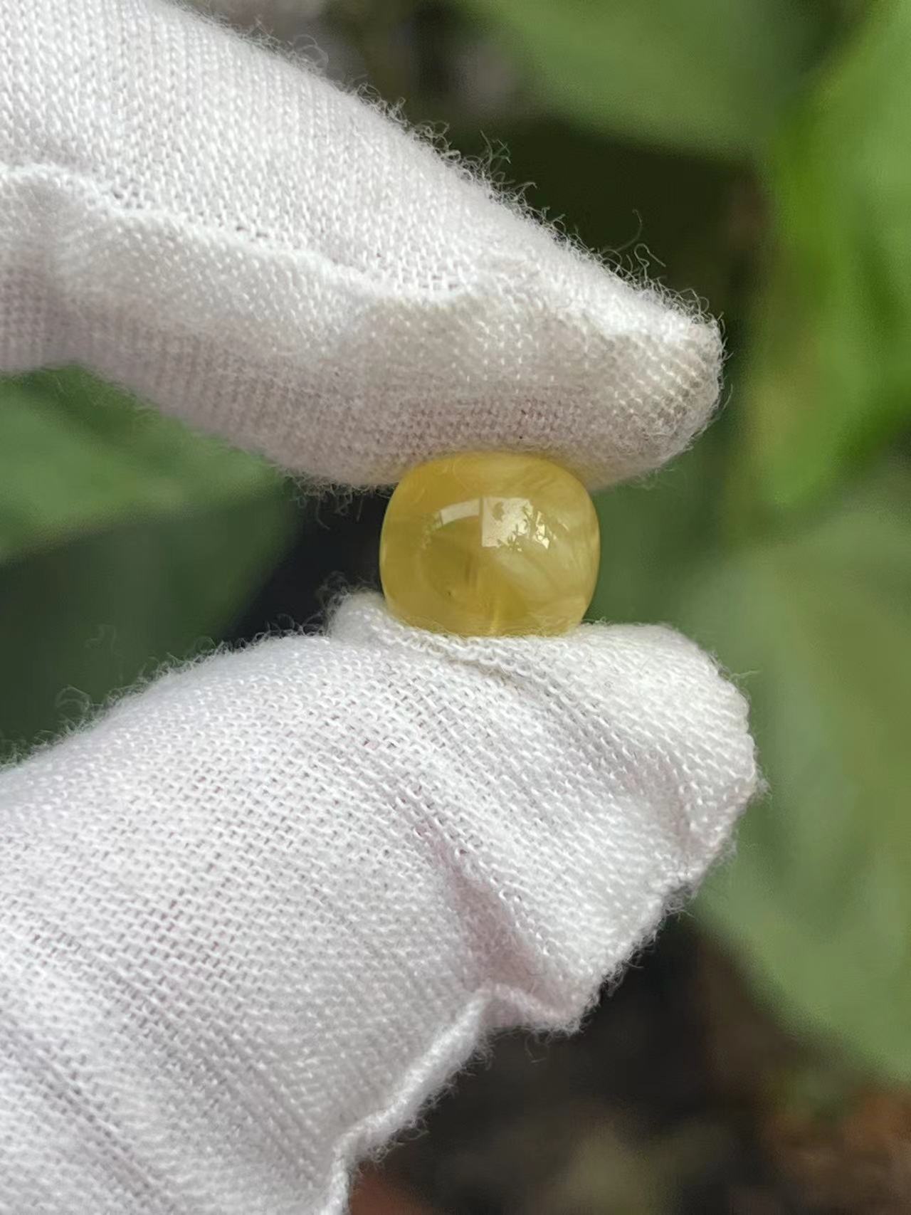 2757天然蜜蜡琥珀老型墩子9.8x8.6mm