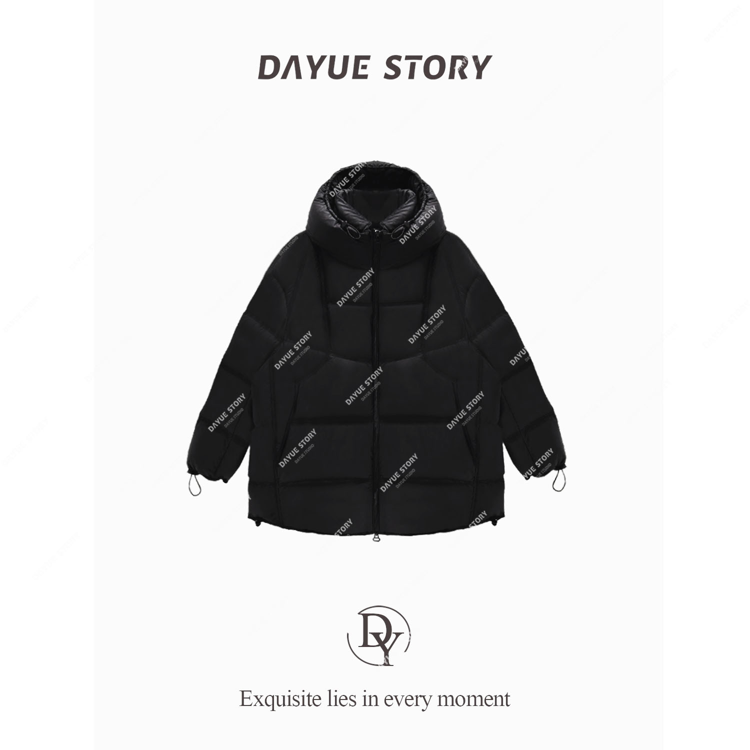 DAYUE【冬日爱丁堡】抗寒保暖~好绒好料！安心90白鸭绒中长款羽绒服