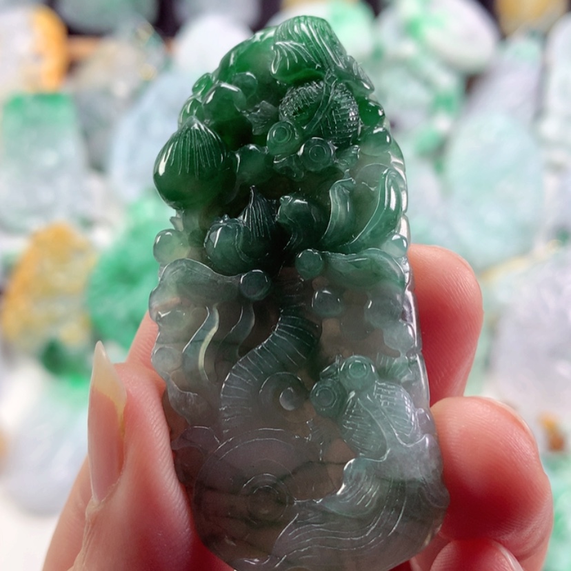 【闪购商品】翡翠吊坠(不含链)未镶嵌