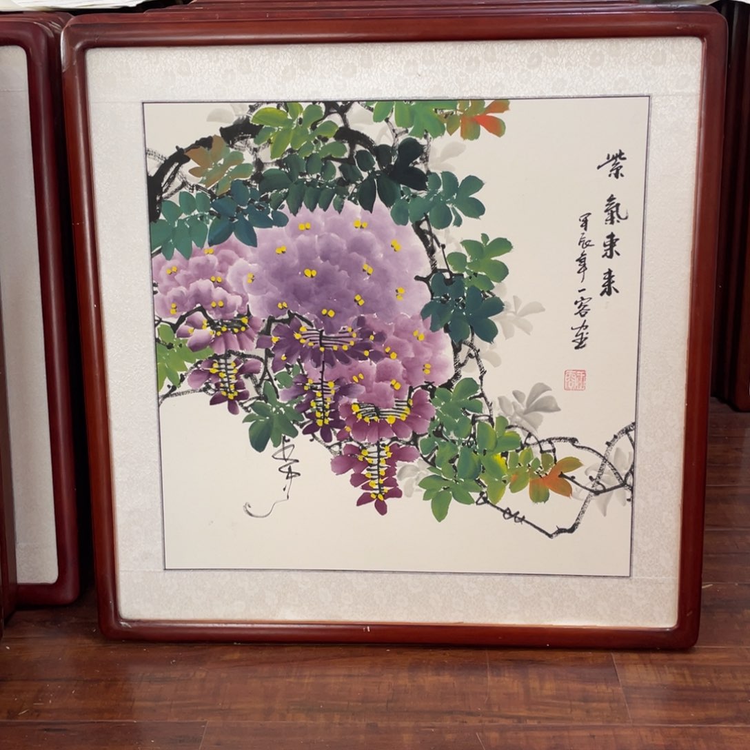 国画带框尺寸63*63厘米