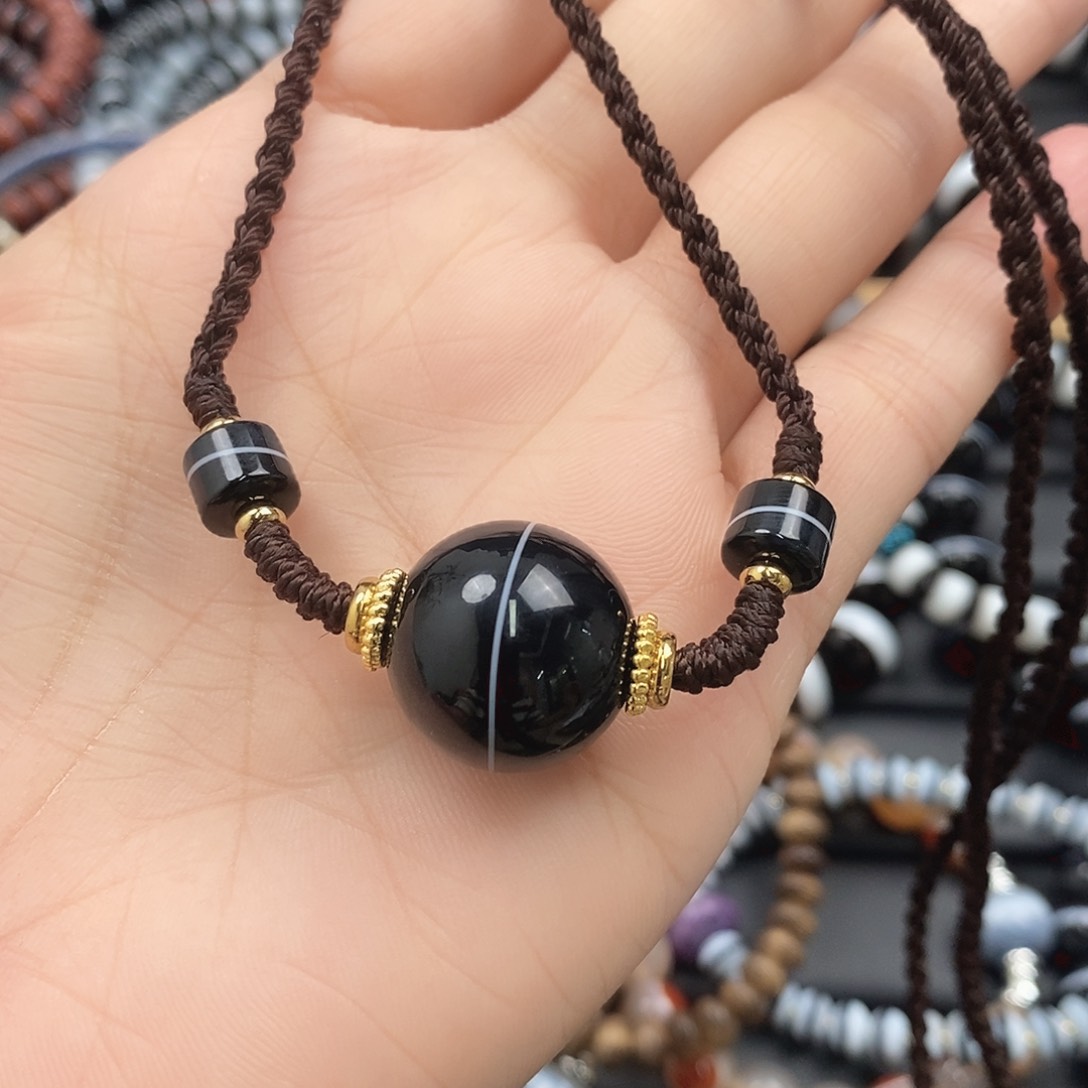 玛瑙/玉髓玛瑙锁骨未镶嵌