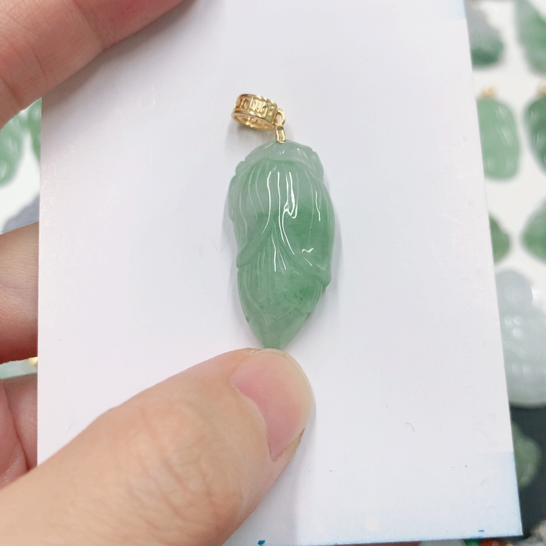 翡翠颈饰银S925镶嵌121212222