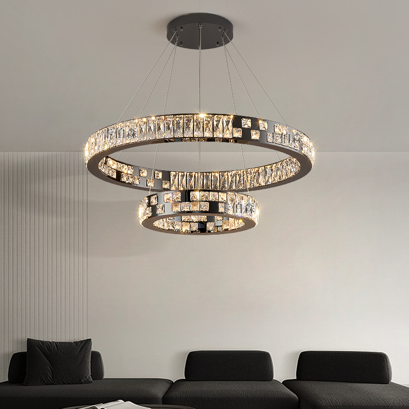 卡伯森设计师款轻奢水晶客厅吊灯高端大气奢华客厅主灯2025年新款