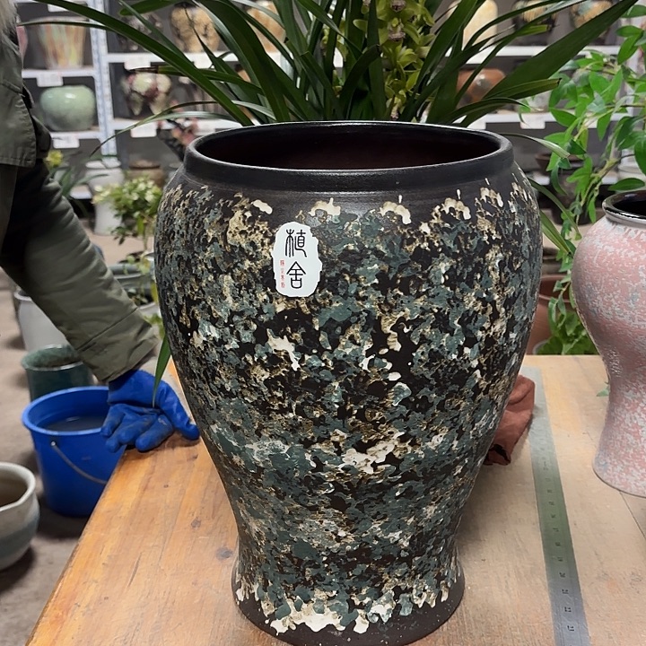 正品高43口25花盆