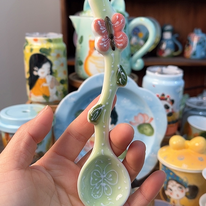 陶景德镇釉下手绘陶瓷 