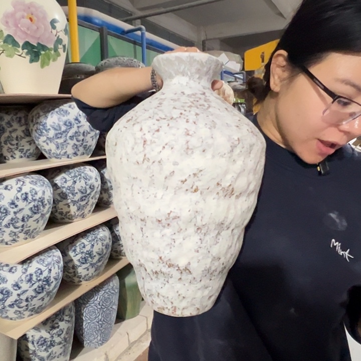 景德镇陶瓷花瓶工厂微瑕