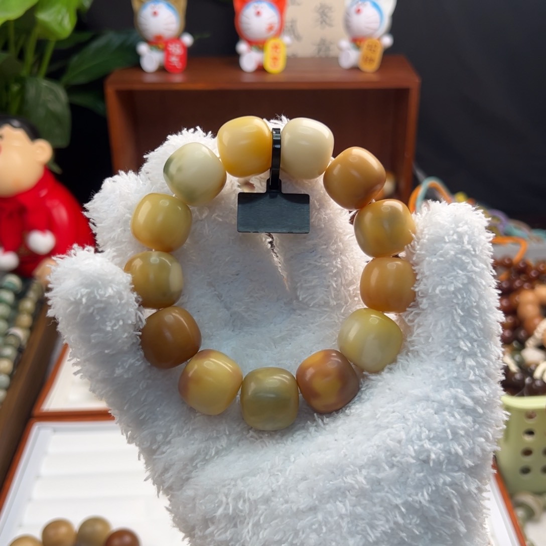 菩提根/象牙果手串卡20微瑕2桶珠