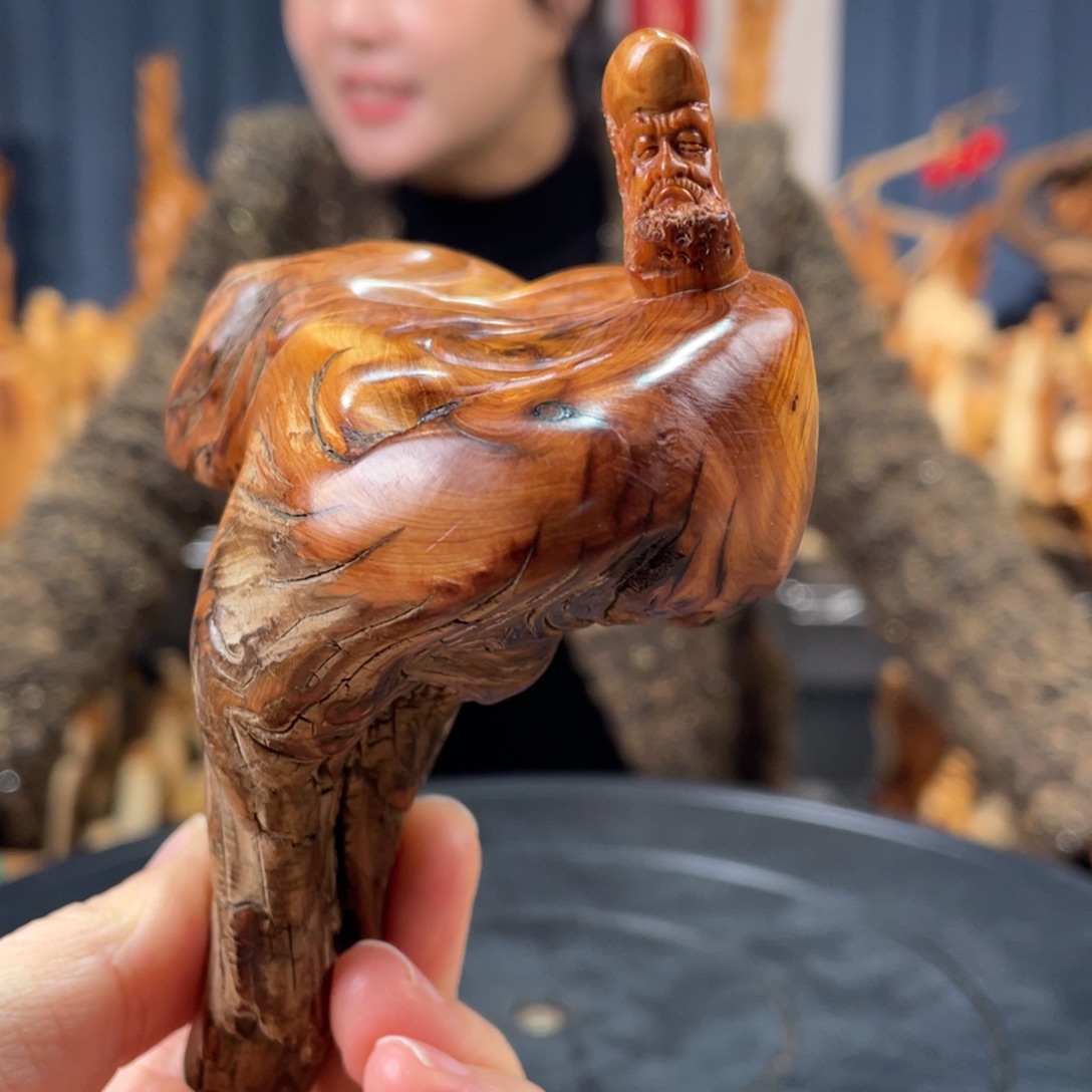 柏木（崖柏）手把件