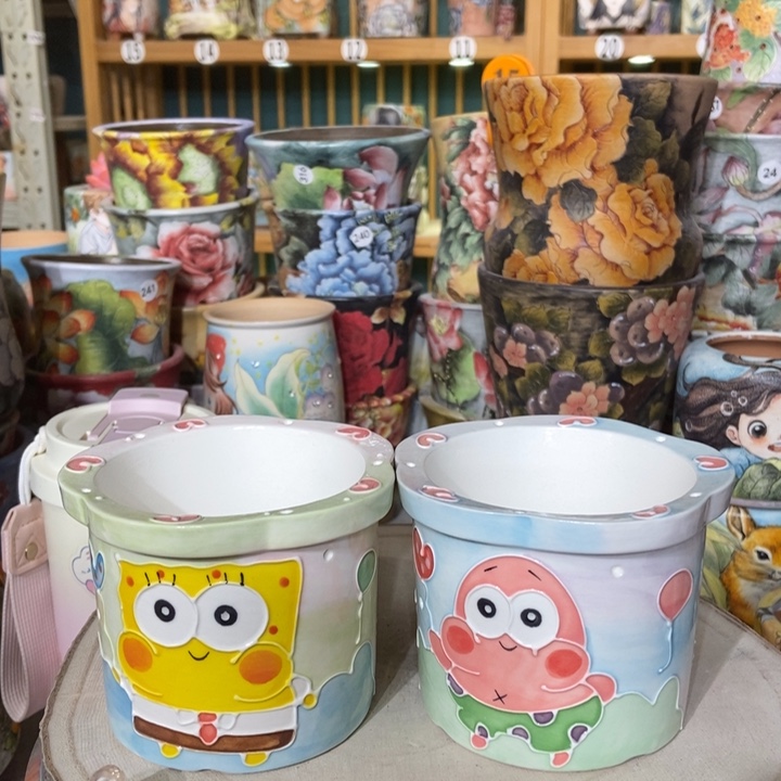 红陶景德镇艺术手绘作品