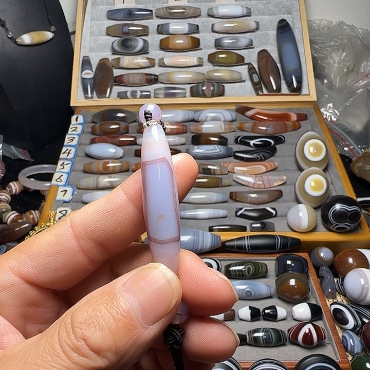 玛瑙/玉髓未镶嵌吊坠(不含链)