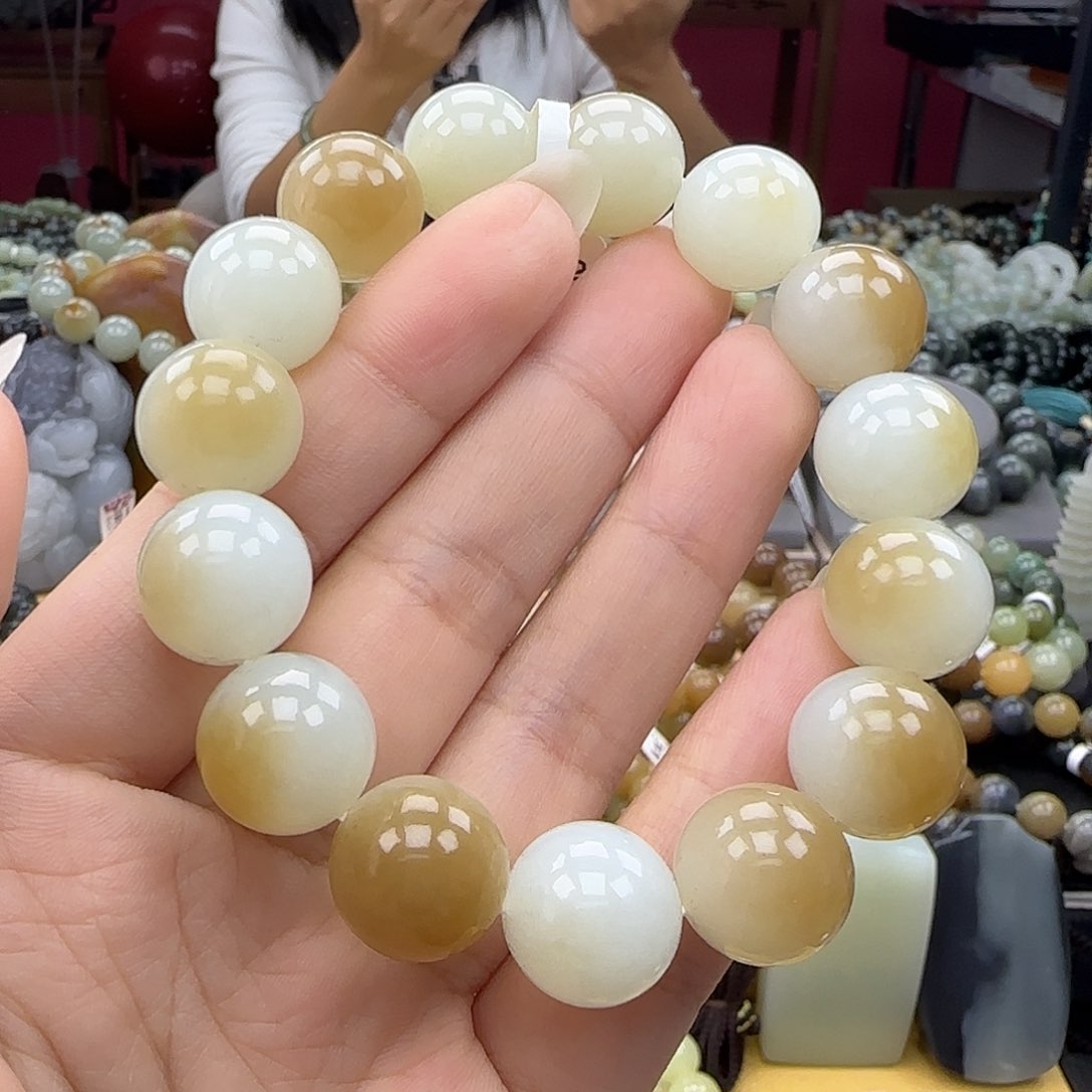 和田玉手链未镶嵌