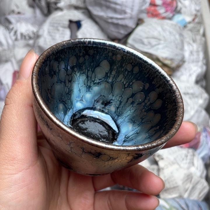 茶盏建窑建盏主人杯 微瑕