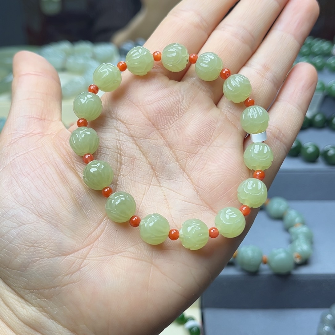 和田玉手链未镶嵌