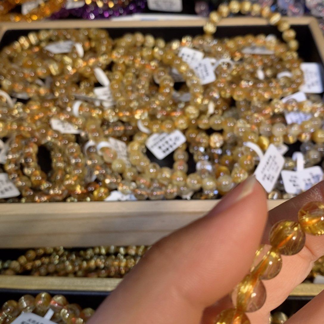 水晶手链未镶嵌土*?手链8.5mm