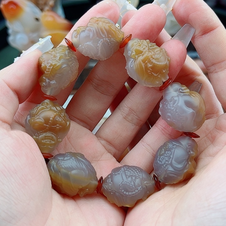 玛瑙吊坠未镶嵌北***桥