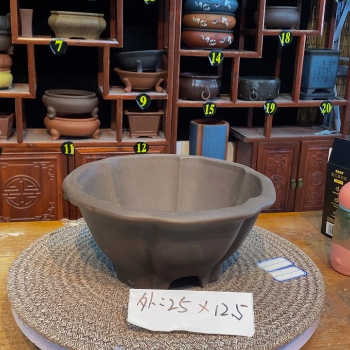 紫砂花盆紫砂花盆