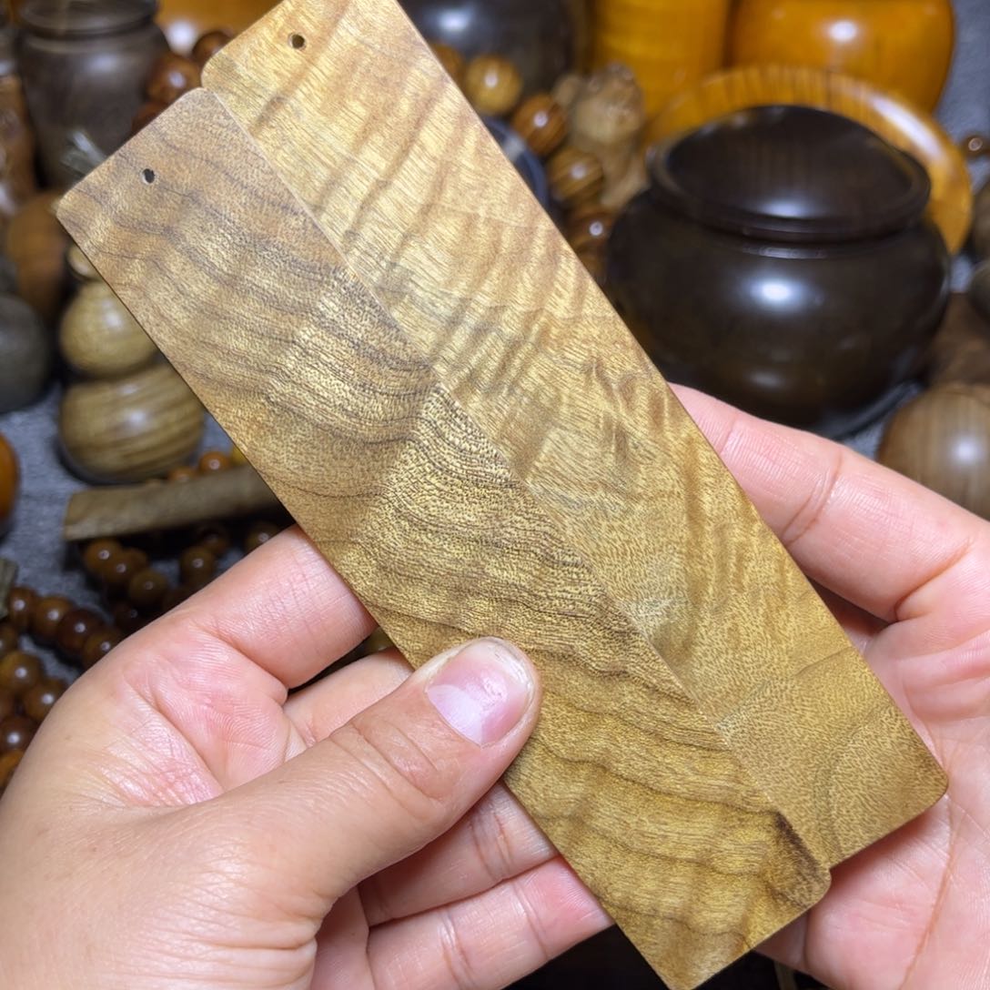 金丝楠一对书签福利