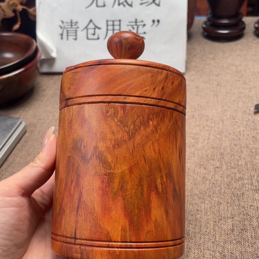 黄花梨/降香黄檀新料罐子