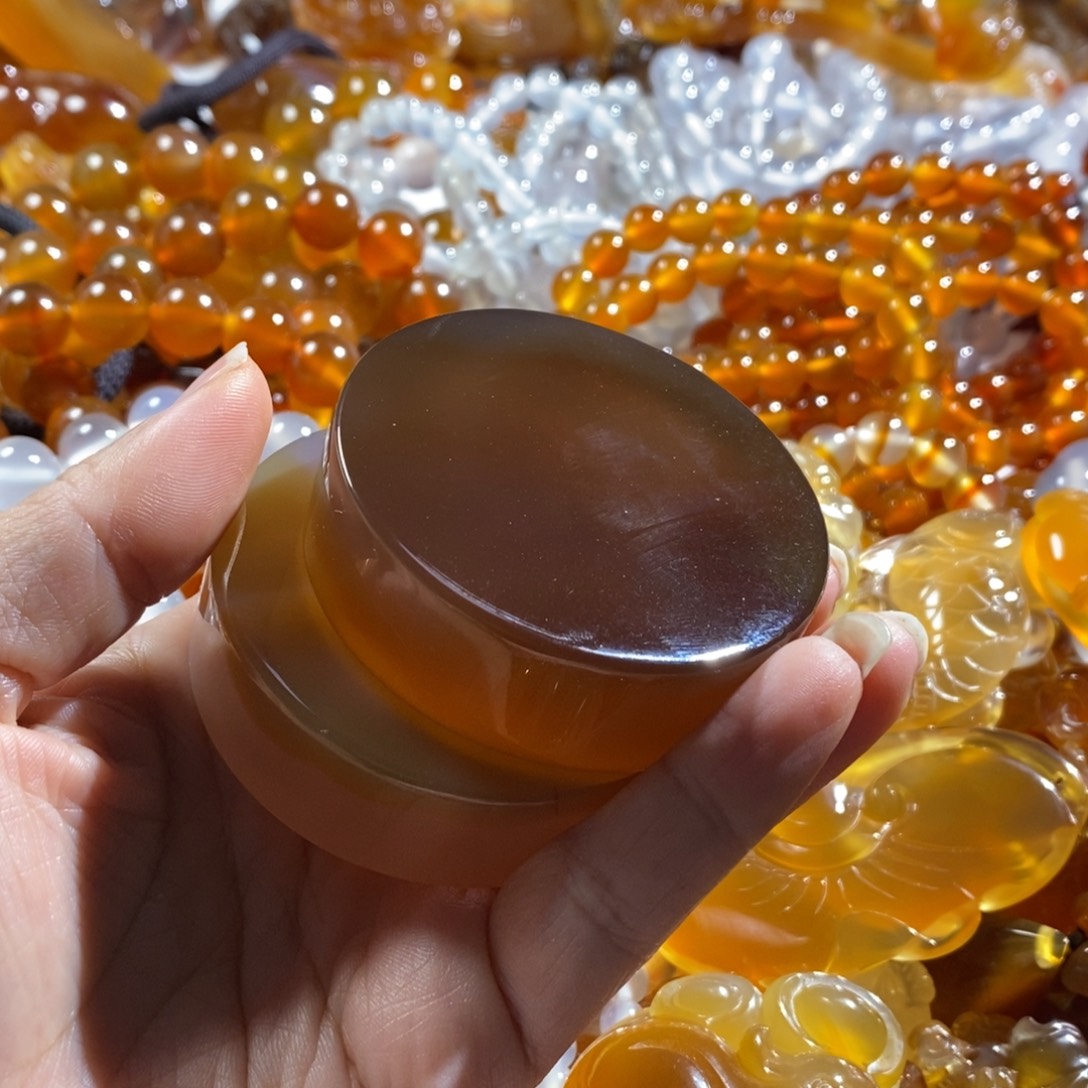 简***单玛瑙/玉髓未镶嵌玛瑙手镯芯