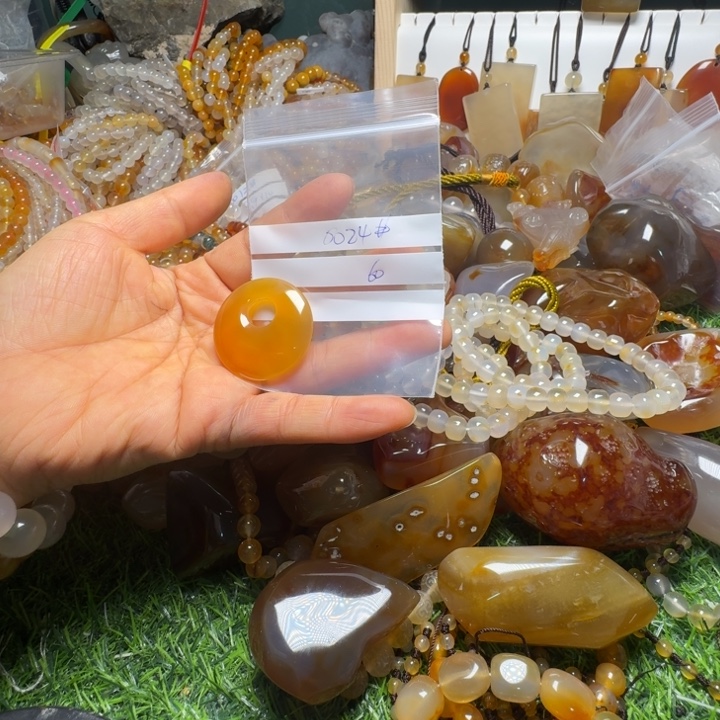 葵****玛瑙/玉髓未镶嵌颈饰0024