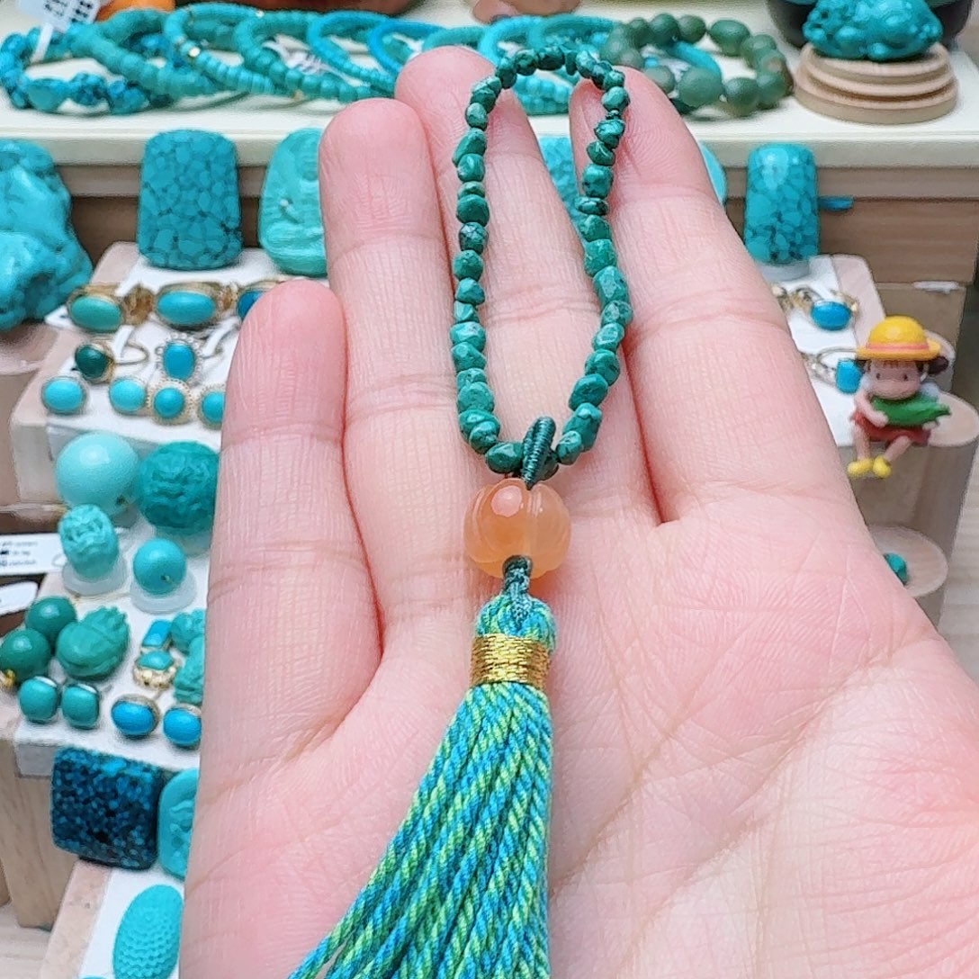 南红玛瑙未镶嵌手机链小挂件