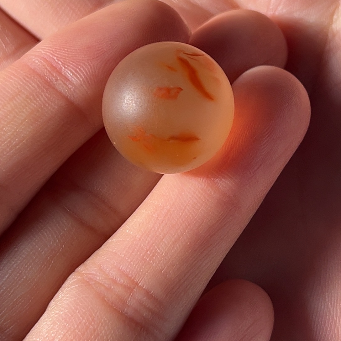 南红玛瑙未镶嵌18m单珠